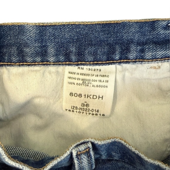 Wrangler Men’s Classic Blue Denim Shorts Size 36 #1734 - Picture 3 of 3